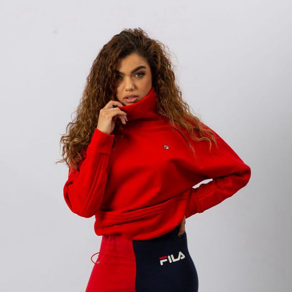 Sudaderas Fila Mujer Rojas - Milano Turtleneck - España 510469VGL